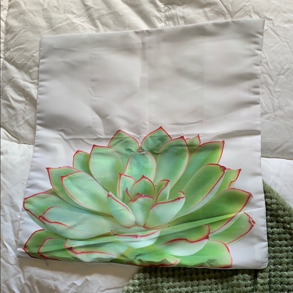 Other - Succulent Pillow Case